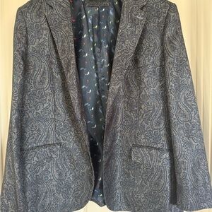 Tailorbyrd Multicolor Paisley Blazer
